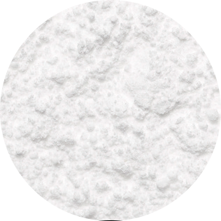 white decosnow sugar close-up