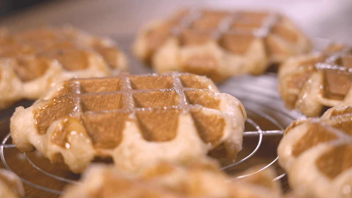 gaufres de Liège, Liege waffles, Gofres de Lieja