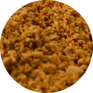 crumble speculoos, crumble de speculoos, Spekulatiuskrümel, Крошки спекуляус, Speculaaskruimel