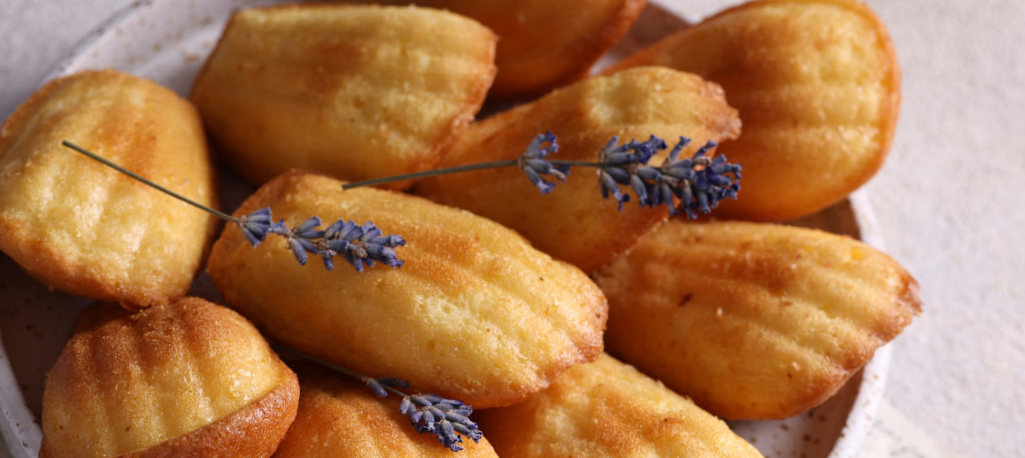 Madeleines, french butter cakes